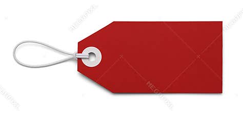 Blank Red Tag