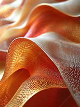 Nanostructured layers detailed textures inspired by nanoscale patterns in biomaterials