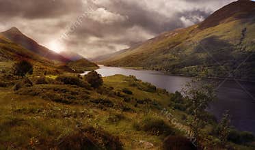 In the Highlands of scotland