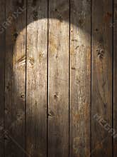 Rustic Wood Background Spotlight