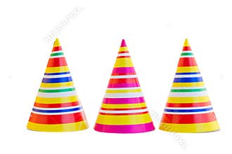 Three hats for birthday party