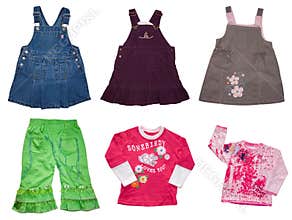 Set of kids clothing