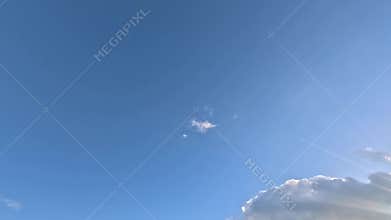 Clouds form when warm air rises and water or ice accumulates