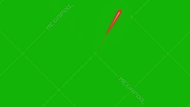 Laser blaster shooting top Resolution green screen video 4k
