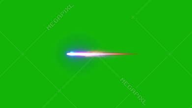 Laser blaster shooting top Resolution green screen video 4k