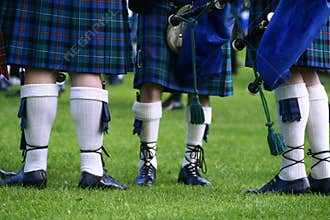 Scotish men legs