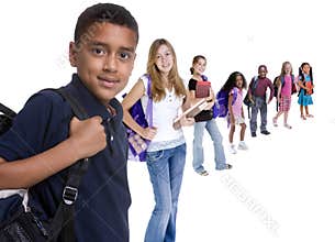 School Kids Diversity