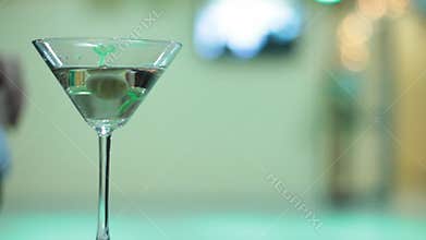 Elegant cocktail party with tango dancers