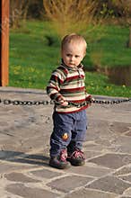 Child with chain