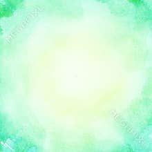 Abstract watercolor sun, summer background.