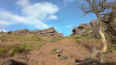 Destination scenics at The Roaches in the Peak District National Park