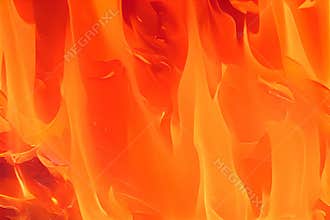 Captivating fire dance in slow motion