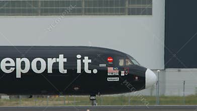 Airbus A321 of Teleport AirAsia, side view