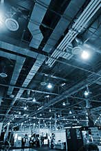 Industrial interior background