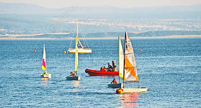 Sailing on Moray Firth