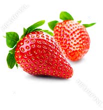 Isolated fruits - Strawberries