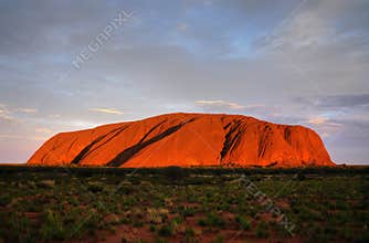 Ayers Rock (Uluru) - sunset