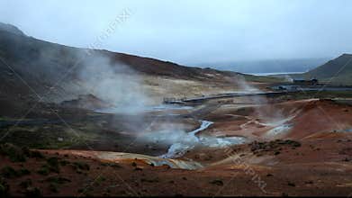 Geaothermal area Seltun near Krysuvik - Iceland