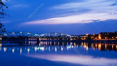 Marshall Jozef Pilsudski Bridge (1934) inTorun, Poland