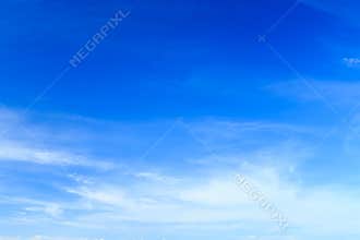 Blue sky with clouds