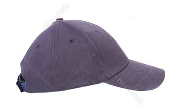 Close up of gray cap.