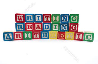 Writing Reading and Arithmetic Blocks