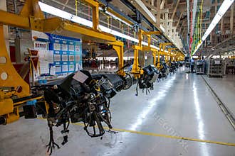 Changan Automobile Beijing Branch Changan car instrument panel assembly line