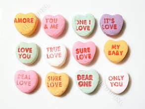 Candy conversation hearts