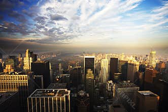 New York Skyline at dusk