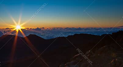 Sunrise over Haleakala