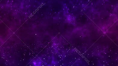 Sparkling lights in purple smoke