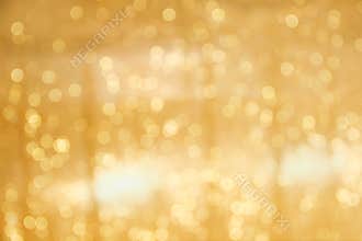 Gold bokeh sparkle glitter abstract patterns for Christmas and Happy new year background