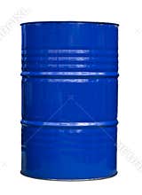 Blue oil barrel