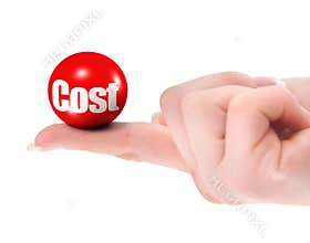 Cost concept on finger