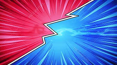 Comic Book Action Layout Background With Power Fx