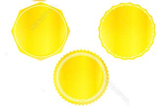 Web template of various types of sun. Illustration design