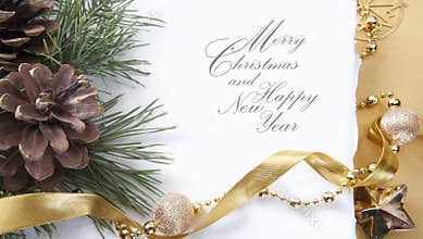 Art Christmas greeting card