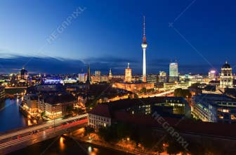 Berlin City Skyline