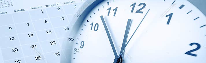 Clock and calendar