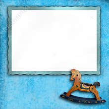 Frame baby horse