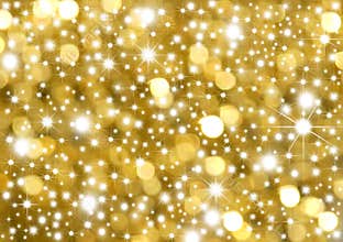 Background gold and stars