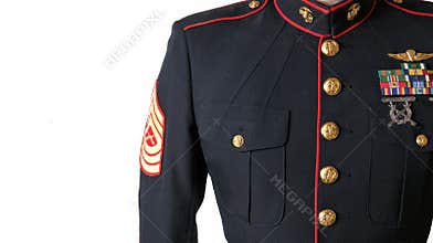 USMC Dress Blues Uniform