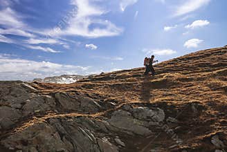 Trekking in the Alps
