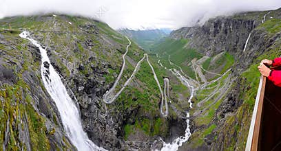 Trollstigen over view