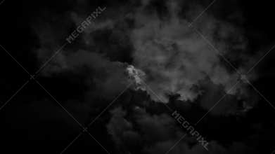 Atmospheric spooky halloween smoke seamless loop. Abstract haze fog background