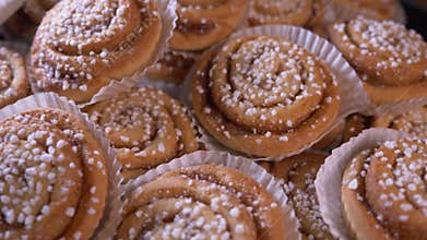 Freshly baked homade cinnamon