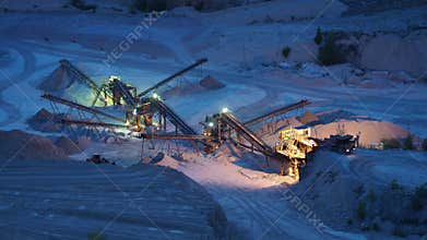 Open cast mine