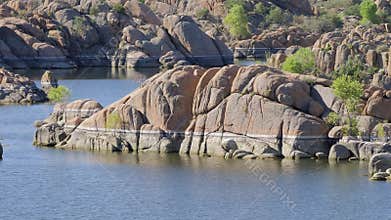 Watson Lake Geology Slow Zoom Out