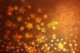 Christmas Gold Star Background
