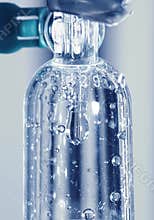 Close-up photo of intravenous drip.